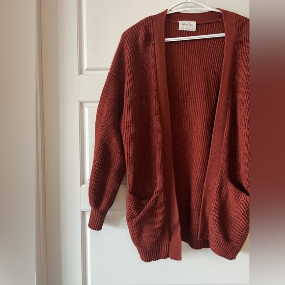 Wilfred Free ‘unwind’ cardigan, size small, maroon - Picture 3 of 6
